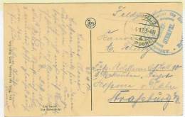 BRUSSEL 2 Nordbhf 29.4.1917 + Briefstempel... Feldpost - Armée Allemande
