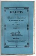 Bulletin De La Société D´Agriculture Du Département Du Cher N° XXIV, 1842, Bestiaux étrangers, Moutons Et Brebis - Centre - Val De Loire