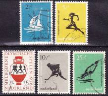 1956 Olympische Spelen Melbourne Gestempelde Serie NVPH 676 / 680 - Used Stamps