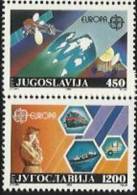 YU 1991-2476-7 EUROPA CEPT, YUGOSLAVIA, 1 X 2V, MNH - 1991