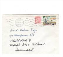 69672)lettera Finlandese Con 2 Valori + Annullo - Used Stamps