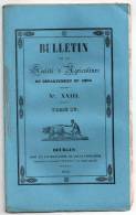 Bulletin De La Société D´Agriculture Du Département Du Cher N° XXIII, 1842, Chaulage, Chou Chinois, Vers à Soie - Centre - Val De Loire