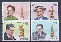 CUBA 2409/12 Echecs - Unused Stamps