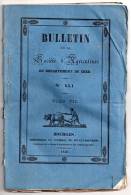 Bulletin De La Société D´Agriculture Du Département Du Cher N° XLI, 1848, Culture Du Melon, Voir Détail - Centre - Val De Loire
