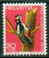 Schweiz  1970  Pro Juventute - Einheimische Vögel III  (1 ** (MNH))  Mi: 938 (0,30 EUR) - Unused Stamps