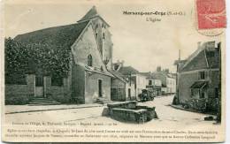 CPA 91 MORSANG SUR ORGE L EGLISE 1906 - Morsang Sur Orge