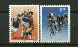 Norvège ** N° 1086/1087 - Championnats Du Monde En Norvège - Unused Stamps