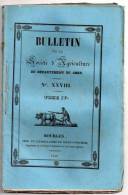 Bulletin De La Société D´Agriculture Du Département Du Cher N° XXVIII, 1843, Essai Sur Les Assolements, Joseph Cacadier - Centre - Val De Loire