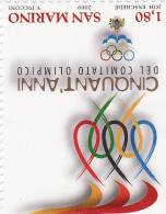 P - 2009 San Marino - 50° Comitato Olimpico Sanmarinese - Unused Stamps