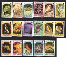 Virgin Islands 1979-80 Marine Life Star Fish Alage MNH - British Virgin Islands