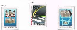NEDERLAND  N° 1188 + 1191/1192  - 1982 ** - Nuovi