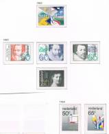 NEDERLAND  N° 1197/1201 + 1204/1205  - 1983 ** - Unused Stamps