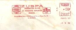 "Zuspa", Suisse, Import, Zürich  - EMA Secap - Enveloppe  Entière, Rousseurs (K776) - Autres & Non Classés