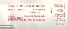 Butane, Propane, "Héliogaz", Cernay - EMA Secap - Enveloppe Entière, Pli Hors Empreinte  (K787) - Gaz