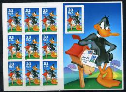 Etats Unis ** Carnet C2890 - "Daffy Duck" De La Warners Bros - 3. 1981-...