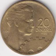 @Y@    Joegoslavie 20 Dinara 1955 UNC  (C479) - Yugoslavia