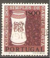 PORTUGAL - 1964, 4.º Centº  Publicação Goa  «Colóquios Dos Simples E Drogas» Garcia D'Orta. 1$00  (o) MUNDIFIL  Nº 926 - Oblitérés