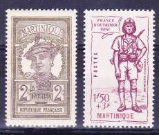 Martinique N°62 Et 187 Neuf Sans Charniere - Unused Stamps