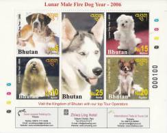 Bhutan - MNH -  Bhutan - SS - 2006 - FAMOUS DOGS OF THE WORLD - Bhutan