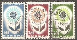 PORTUGAL - 1964,  Europa CEPT.  ( Série, 3 Valores )    (o)   MUNDIFIL  Nº 934/6 - Oblitérés