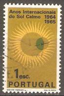 PORTUGAL - 1964,  Anos Internacionais Do Sol Calmo ( 1964-1965 )    1 Esc   (o)   MUNDIFIL  Nº 937 - Oblitérés