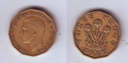 Great Britain 3 Pence 1945 - F. 3 Pence