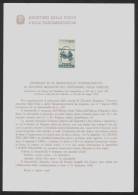 (J074) Italie - Bollettino 43 -  Giovanni Segantini - Peintre - Tessere Filateliche