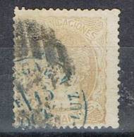 Sello 12 Cuartos Alegoria 1870, Fechador Frances Y Parrilla, Num 113 º - Used Stamps