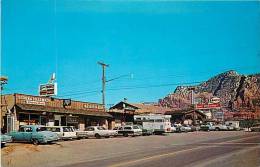 206763-Arizona, Sedona, Business Section, Stores, 60s Cars - Sedona