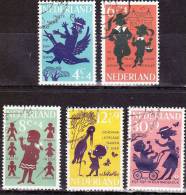 1963 Kinderzegels Gestempelde Serie  NVPH 802 / 806 - Oblitérés