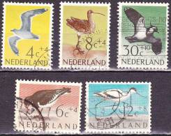 1961 Zomerzegels Vogels Birds NVPH 752 / 756 Gestempeld - Gebraucht