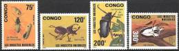 CONGO: Insectes Nuisibles . Yvert N°907/10 **  MNH - Autres & Non Classés