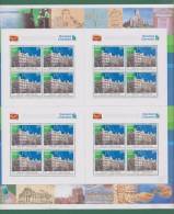 INDIA 2008 - HERITAGE BUILDING STANDARD CHARTED BANK 1v Full Sheet MNH ** Scarce - INDIA POST, ATM CARD, MOBILE BANKING - Neufs