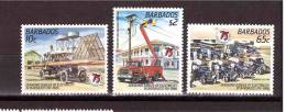 1986 BARBADOS  Electrification Yvert Cat N° 673-675-676  MNH ** - Elettricità