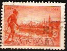 AUSTRALIA -  USED - 1934 2d Victorian Centenary - Perf 11.5 - Gebruikt