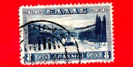 GRECIA - HELLAS - Usato - 1934 - Stadio Di Atene - Athens Stadium -  8 Dracme - Draxmai - Used Stamps