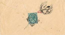 12931. Carta Circulada A LASHKAR (State Gawalior) 1896 - Gwalior