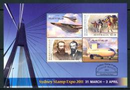 AUSTRALIA 2011** - Sydney Stamp Expo 2011 "Building Bridges" - Block.MNH  Come Da Scansione - Andere & Zonder Classificatie