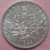 ARGENT, 5 F SEMEUSE 1964 (LT57) - J. 5 Francos