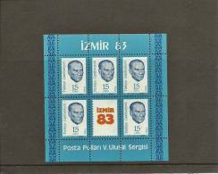 Turkey; 1983 "Izmir 83" Stamp Exhibition - Nuovi