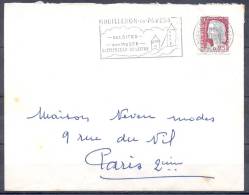 LETTRE  Cachet  MOUILLERON En PAREDS  Vendee  Le  10 8 1961   Ses Sites Son Musee - 1960 Marianne De Decaris