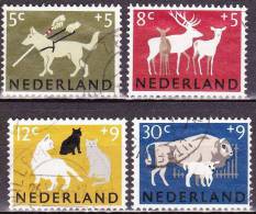 1963 Zomerzegels Dieren NVPH 812 / 815  Gestempelde Serie - Gebraucht