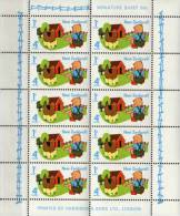 Enfants Avec Poule Et Poussins. Un B-F Neuf ** Nr 38  NOUVELLE-ZELANDE 1975. Forte Cote 30.00 € - Blocks & Kleinbögen