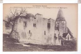 80 PICQUIGNY Collegiale Et Le Donjon  Guerre 14 18 - Picquigny