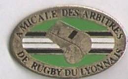 Amicale Des Arbitres De Rugby Lyonnais , Le Sifflets - Rugby