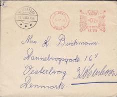 Great Britain SLOUGH (Bucks) 1966 Meter Stamp Cover To Denmark SCARCE Cancel VESTERBORG (Arrival) - Macchine Per Obliterare (EMA)