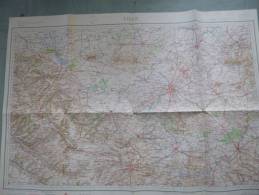 Carte D'Etat-Major N° 4 Lille 1/200 000ème - 1927. - Topographical Maps