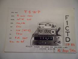 CARTE RADIO  ROSNY SOUS BOIS 53 LOCATOR 1973 - Radio