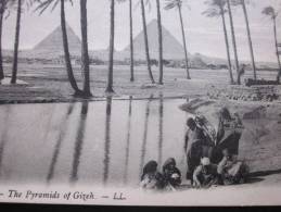 CPA:  Égypte —Égypt—>les Pyramides  De Gisé -Gizeh —>éditions L. L. - Gizeh