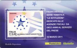 P - 2011 Italia - Agenzie Fiscali - Filatelistische Kaarten